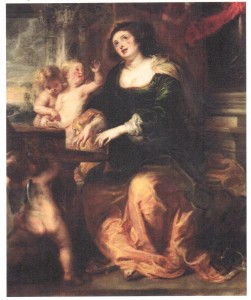 "Saint Cecelia" by P.P.  Rubens