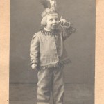 Ray Carl, age six, in indian dress